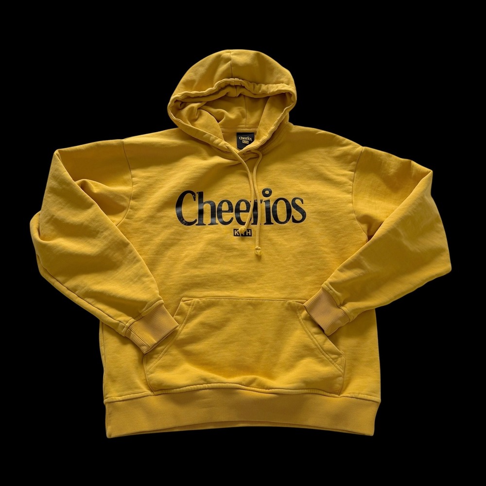Kith x Cheerios Hoodie Yellow Small KHT030034 Pullover Sweatshirt